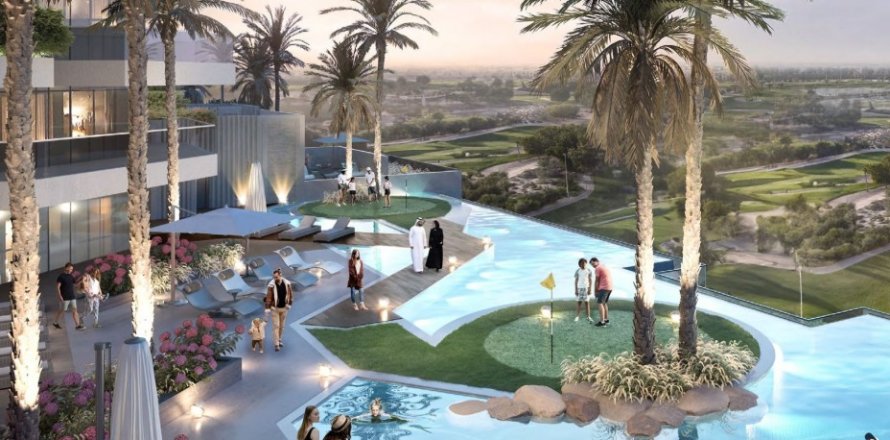 Квартира в GOLF GREENS в DAMAC Hills (Akoya by DAMAC), Дубай, ОАЭ 3 спальни, 443м2 № 614902