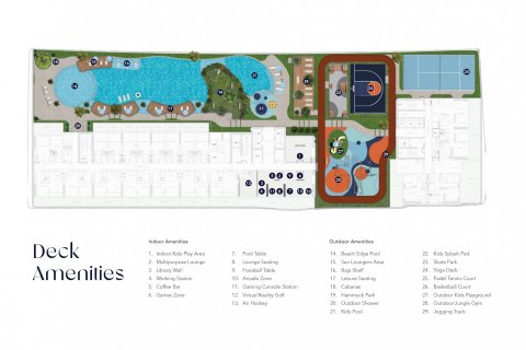 Byt v One Sky Park v Jumeirah Village Circle, Dubai, SAE 1 ložnice, 83.9202451 m² Č.: 564555 - fotografie 21