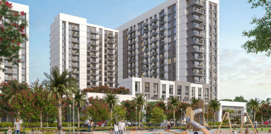阿联酋 Dubai Town Square 公寓  3 卧, 128.95 平方米 , 编号 710548