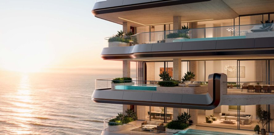 דירה ב Palm Jumeirah, Dubai, איחוד האמירויות 3 חדרי שינה, 498.7 מ"ר מספר 733000