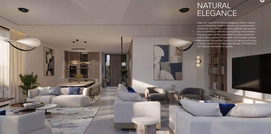 Townhouse i Jumeirah Golf Estates, Dubai, UAE 3 soveværelser, 319.4 kvm № 752284