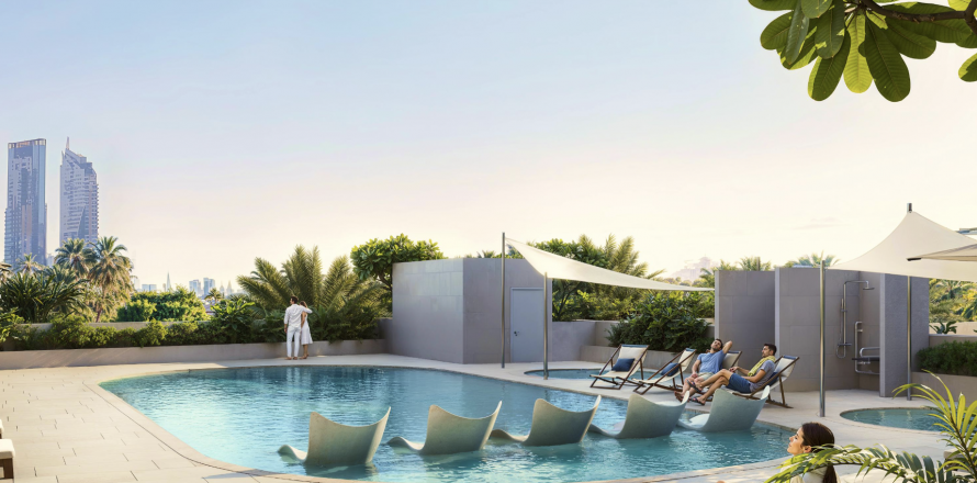 Apartament në Dubai, Emiratet e Bashkuara Arabe 1 dhomë gjumi, 71 m2. № 583976