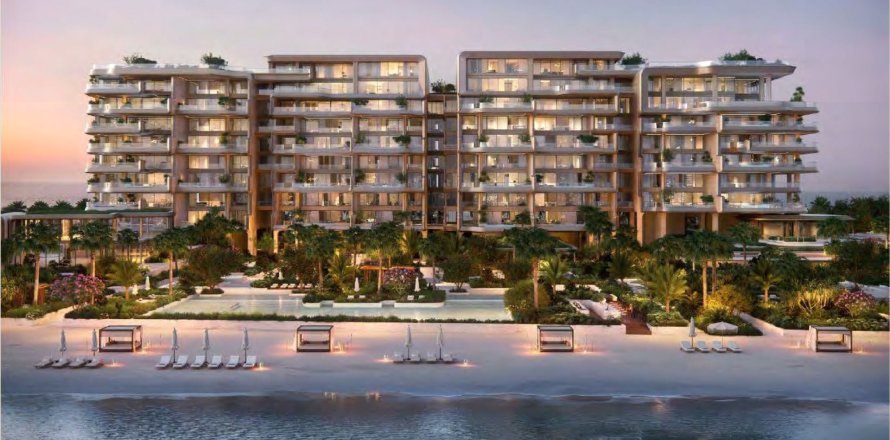 Dvīņu māja Palm Jumeirah, Dubaijā, AAE 4 istabas, 612.97 m2 Nr. 757960