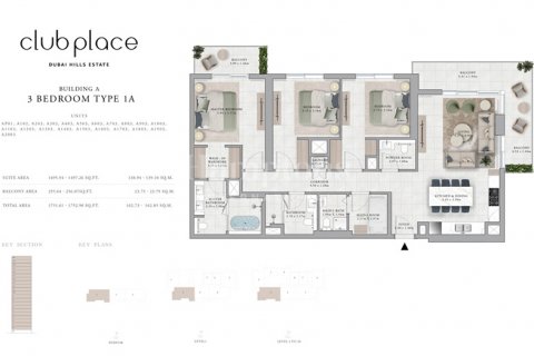 Byt v Dubai Hills Estate, Dubai, SAE 3 ložnice, 162.84966870 m² Č.: 583804 - fotografie 8