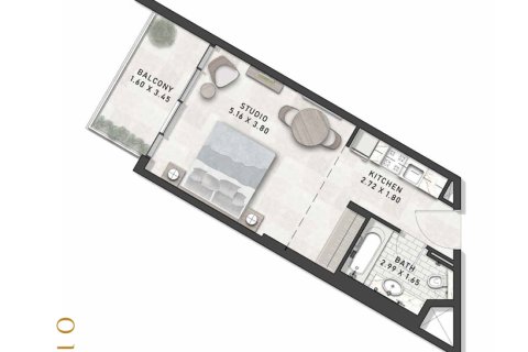 Apartment til salg i DAMAC Hills (Akoya by DAMAC), Dubai, UAE 1 værelse, 32 kvm № 728531 - foto 5