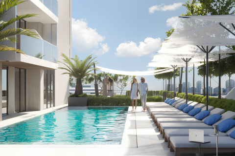 Wohnung in Dubai, VAE: 1 Zimmer, 34 m2 Nr. 729663