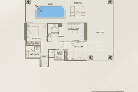 Majan, Dubai, संयुक्त अरब अमीरात में अपार्टमेंट, 2 बेडरूम, 117 वर्ग मीटर, संख्या 659701 - फ़ोटो 13