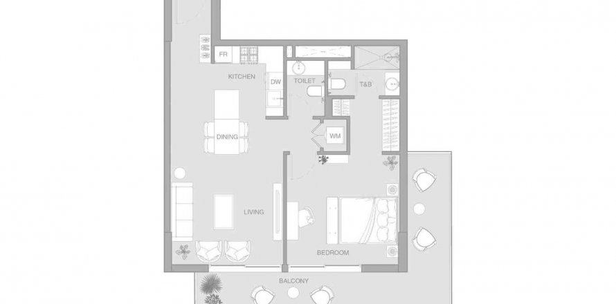 Apartment in ESSENL1FE in Jumeirah Village Triangle, Dubai, UAE 1 bedroom, 83.57 sq.m. № 564753