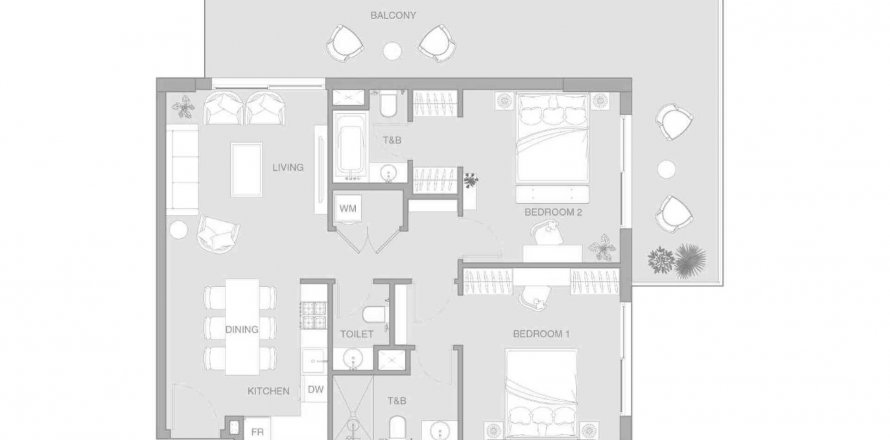 Apartment in ESSENL1FE in Jumeirah Village Triangle, Dubai, UAE 2 bedrooms, 115 sq.m. № 564757