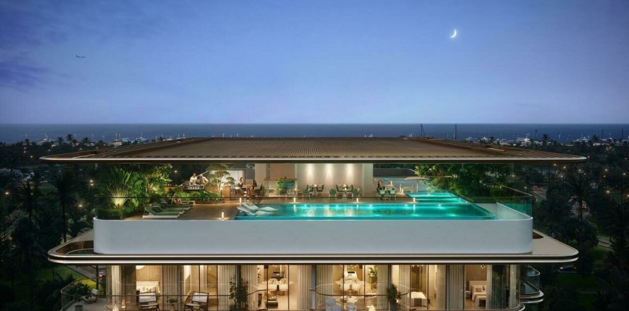 Dubai, UAE의 아파트 침실 1개, 77제곱미터 번호 710598