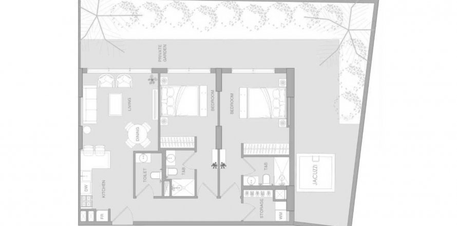Apartamento en Jumeirah Village Circle, Dubai, EAU 2 dormitorios, 171.35 m² № 582211