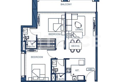 Müüa korter asukohaga Dubai, AÜE: 2 magamistoaga, 82 m² Nr 621195 - pilt 12