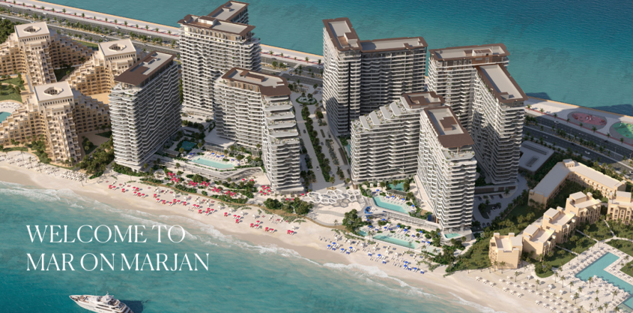 Apartmán v Al Marjan Island, Ras Al Khaimah, SAE 1 spálňa, 88 m2 č. 656600