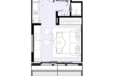 Apartmán v Al Jaddaf, Dubai, SAE 1 izba č. 732391 - Fotografia 6