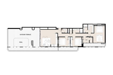 Apartmán v Al Jaddaf, Dubai, SAE 1 izba č. 732391 - Fotografia 9