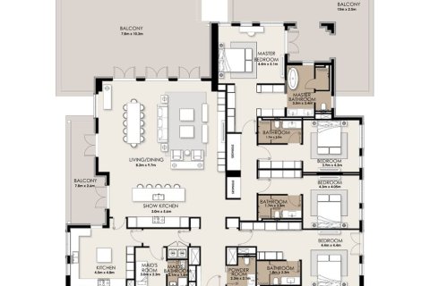 Apartman u Dubai, UAE 1 spavaća soba, 101 m2 Br. 704509 - fotografija 25