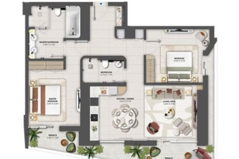 Appartement à vendre à  Maritime City, Dubai, EAU 1 chambre, 67 m2 № 704510 - photo 16