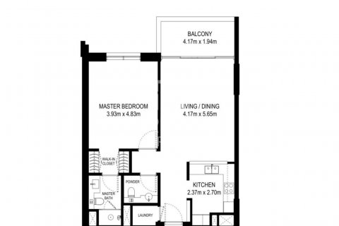 Apartemen di Dubai, UEA 1 kamar tidur, 87 m2 nomor 602974 - foto 13