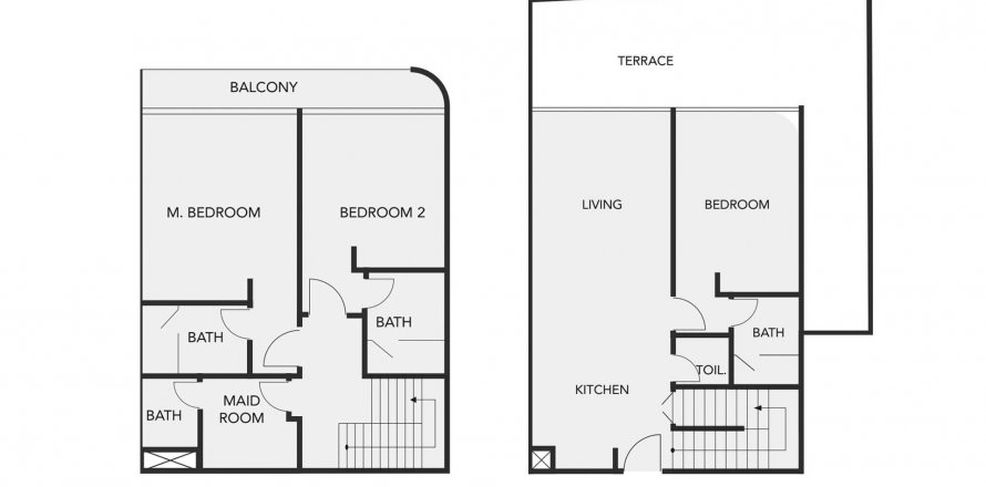 Apartament në Sunset Bay në Dubai, Emiratet e Bashkuara Arabe 3 dhoma gjumi, 212.42 m2. № 564595