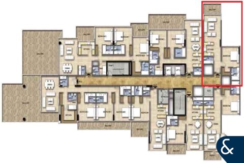 Διαμέρισμα σε DAMAC Hills (Akoya by DAMAC), Dubai, ΗΑΕ 1 υπνοδωμάτιο, 79 τ.μ. Αρ. 667734 - φωτογραφία 11