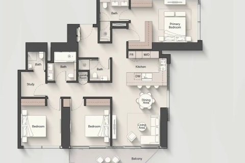 Apartment in Eltiera Views in Jumeirah Lake Towers, Dubai, UAE 1 bedroom, 78 sq.m. № 704822 - photo 8