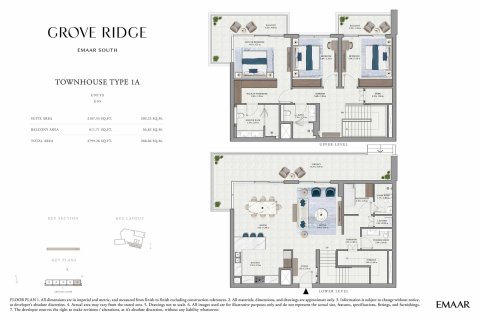 Apartment in Grove Ridge in Dubai South (Dubai World Central), Dubai, UAE 1 bedroom, 73 sq.m. № 704818 - photo 17