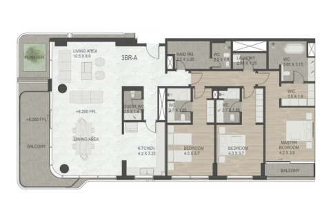 آپارتمان برای فروش در  Palm Jumeirah، Dubai، امارات متحده عربی  1 خوابه ، 237 متر مربع ، شماره 689899 - تصویر 3