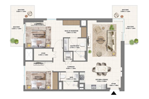 Lakás itt: Dubai Hills Estate, EAE, 1 hálószoba, 68 m², azonosító: 689903 - fénykép 4