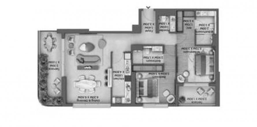 Apartment in Talea in Maritime City, Dubai, UAE 2 bedrooms, 132 sq.m. № 628866