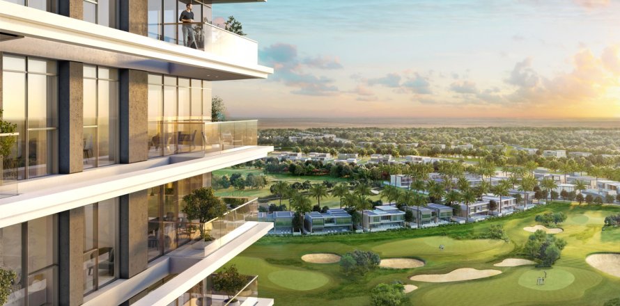Квартира в GOLF SUITES в Дубай Хилс Эстейт, ОАЭ 1 спальня, 87м2 № 728652