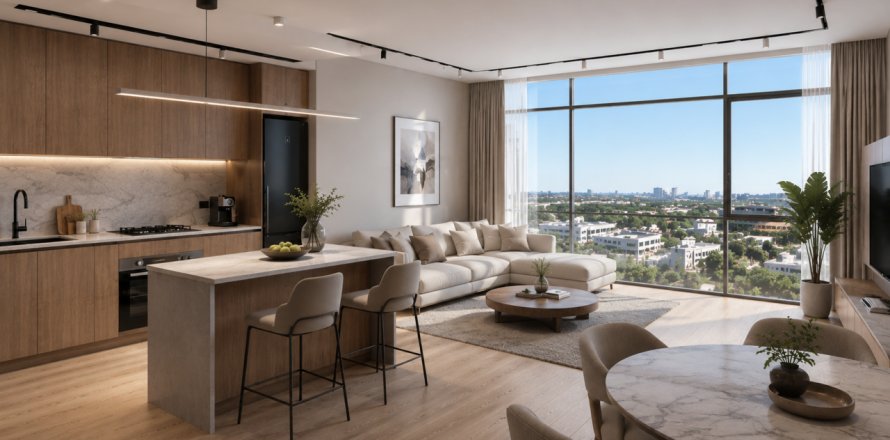 דירה ב Downtown Jebel Ali, Dubai, איחוד האמירויות 1 חדר שינה, 64 מ"ר מספר 753936