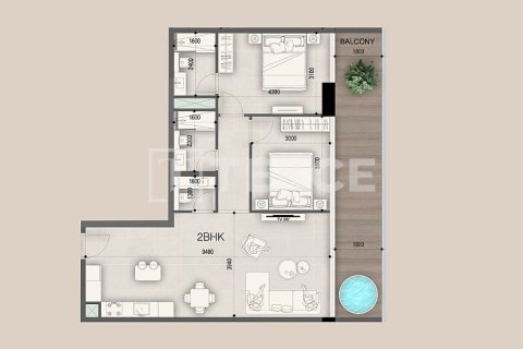 Appartement te koop in Jebel Ali, Dubai, VAE 2 slaapkamers, 131 vr.m., nr 693711 - foto 17