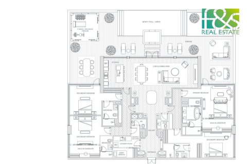Vila v Al Marjan Island, Ras Al Khaimah, SAE 4 ložnice, 498.4 m² Č.: 551843 - fotografie 12