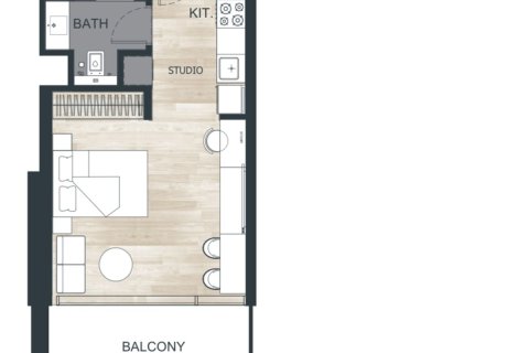 Wohnung zum Verkauf in Al Jaddaf, Dubai, VAE 41.5 m2 Nr. 727234 - Foto 10