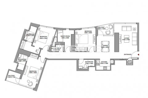 Byt v Dubai, SAE 2 ložnice, 105 m² Č.: 570555 - fotografie 14