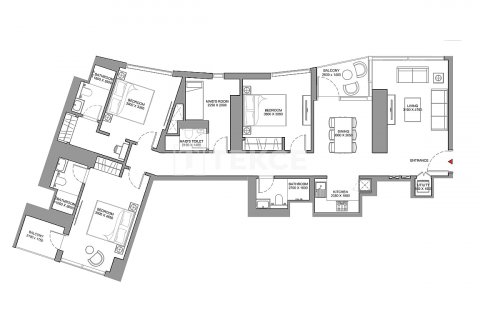Byt v Dubai, SAE 3 ložnice, 186 m² Č.: 583127 - fotografie 14