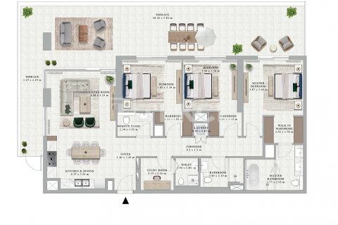 Apartment in Dubai Hills Estate, UAE 3 bedrooms, 155 sq.m. № 554780 - photo 9