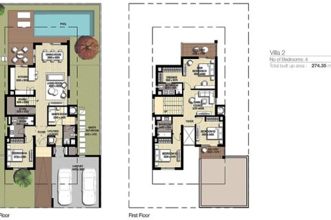 Вилла Dubai South (Dubai World Central), Дубай, БАӘ-да 3 жатын бөлмелер, 260 м² № 704616 - фото 10