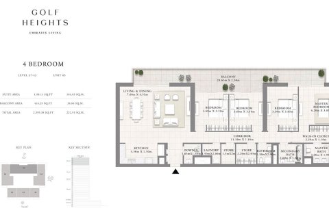 Lakás itt: Dubai, EAE, 1 hálószoba, 70 m², azonosító: 704617 - fénykép 9
