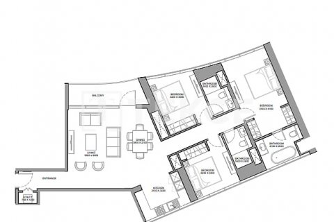 Byt v Dubai, SAE 3 ložnice, 137 m² Č.: 565093 - fotografie 16