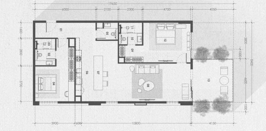 Apartment in KETURAH RESERVE in Meydan Gated Community, Dubai, UAE 2 bedrooms, 167.77 sq.m. № 415282