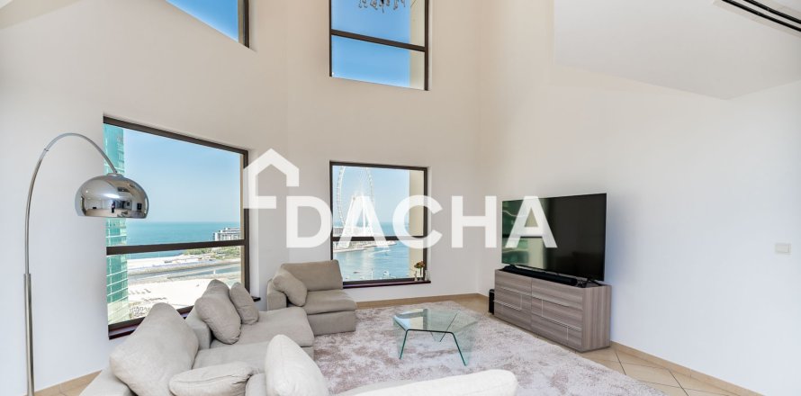 Apartmen di Jumeirah Beach Residence, Dubai, UAE 4 bilik tidur, 317 meter persegi № 720482