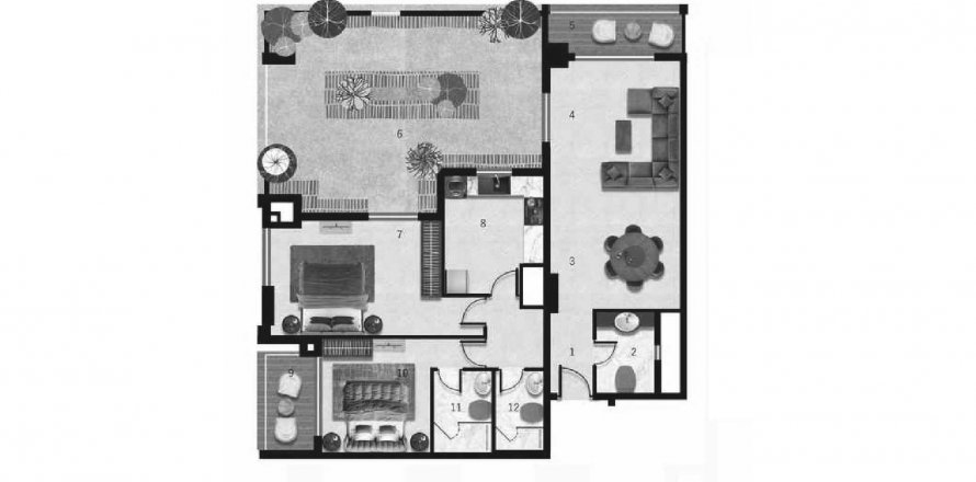 Apartment sa 7 Seasons sa International City, Dubai, UAE 2 silid-tulugan, 163.72 sq.m. № 564893