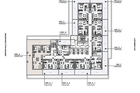 Apartament de vânzare în Jumeirah Village Circle, Dubai, EAU 2 dormitoare, 111 mp.  №659367 - poză 18