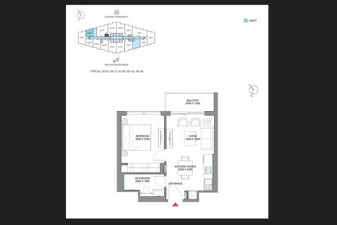 Wohnung zum Verkauf in Dubai, VAE 1 Schlafzimmer, 46.4 m2 Nr. 655813 - Foto 10