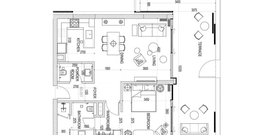 Apartament në Naseem Al Jurf në Ghantoot, Abu Dhabi, Emiratet e Bashkuara Arabe 1 dhomë gjumi, 106 m2. № 740280