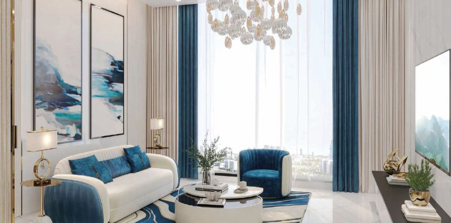 Пәтер Дубай, БАӘ-да 2 жатын бөлмелер, 79.2 м² № 694031