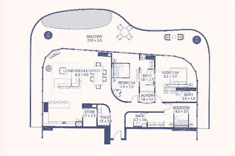 Apartment in Al Marjan Island, Ras Al Khaimah, UAE 1 bedroom, 81 sq.m. № 632229 - photo 11