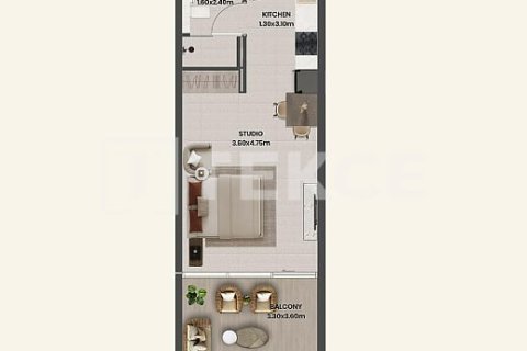 Lägenhet till försäljning i Majan, Dubai, UAE 1 rum, 44 kvm Nr. 730792 - fotografi 14