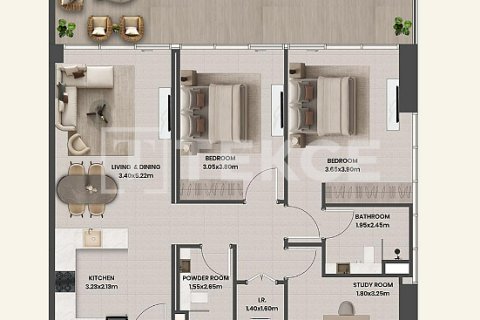 Lägenhet till försäljning i Majan, Dubai, UAE 1 rum, 44 kvm Nr. 730792 - fotografi 16